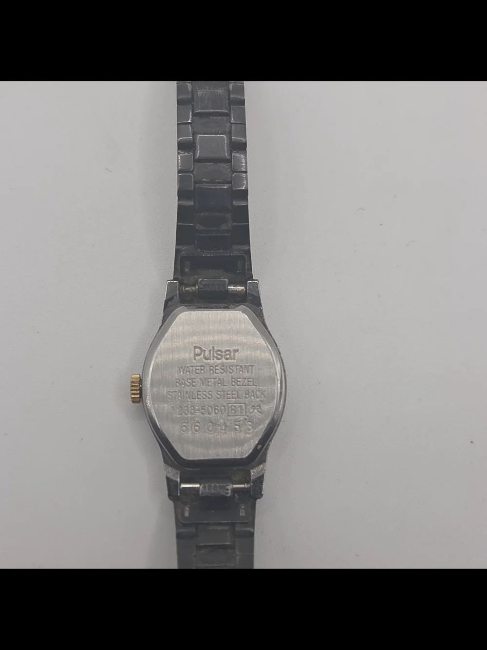 Pulsar Women's Black and Gold Stainless Watch